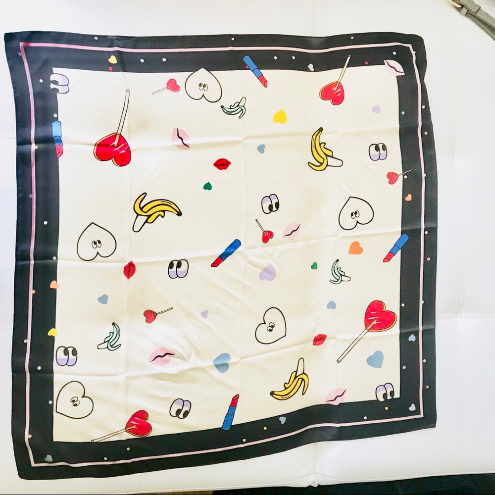 Mango Square Silk Scarf